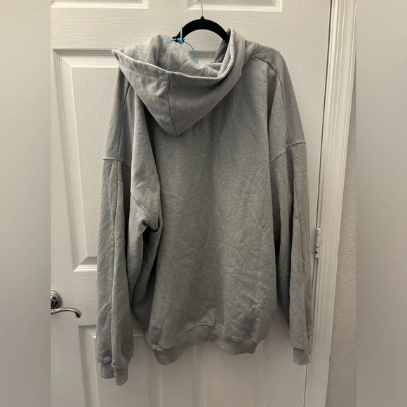 Cole Buxton Men's Lightweight Zip Hoody in Grey - Picture 4 of 7